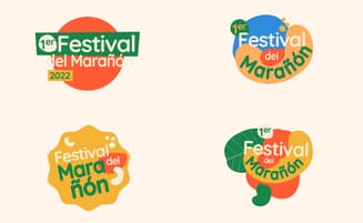 Bocetos del Logo del Festival del Marañon