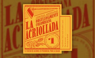 Diseño de etiqueta La Acriollada